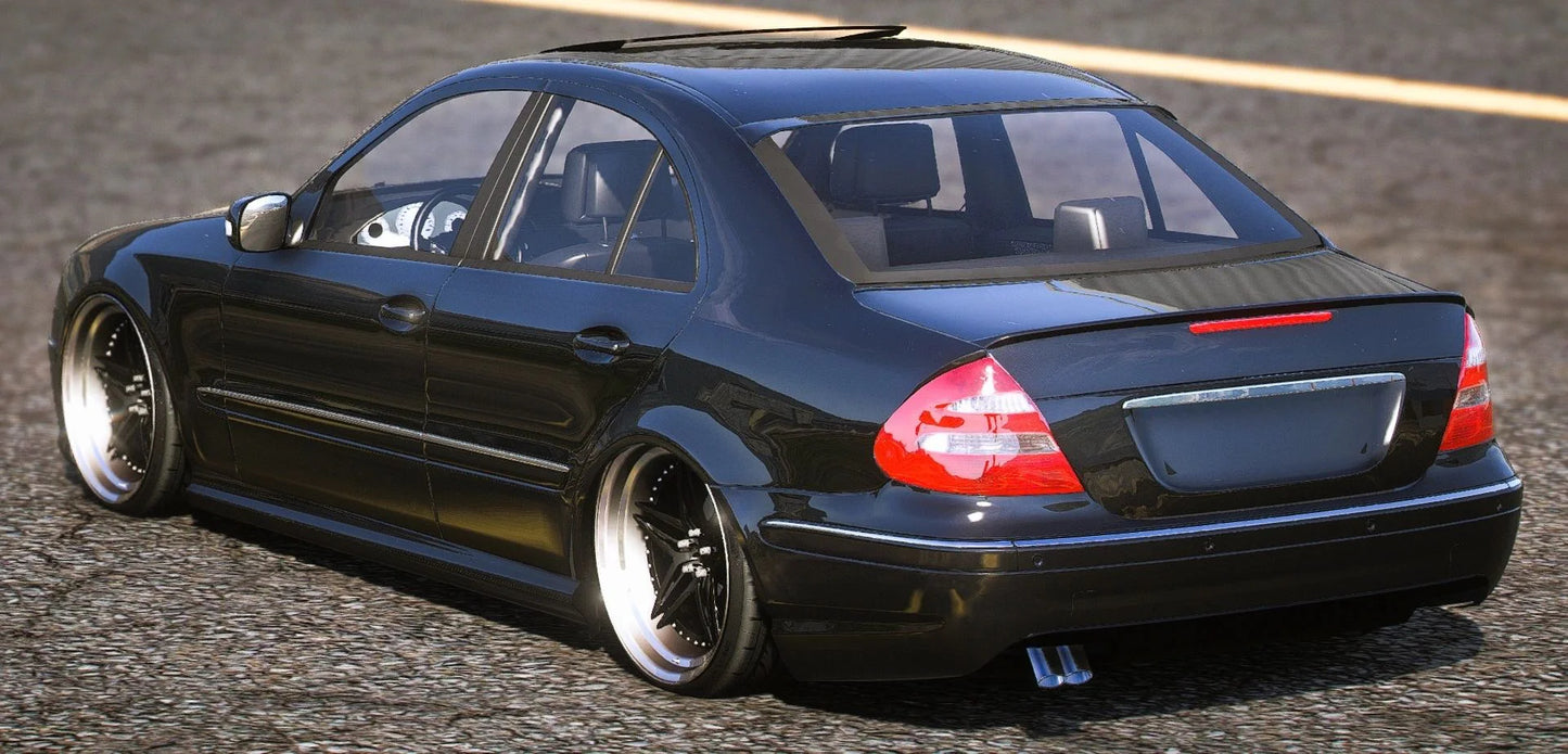 (Debadged) Mercedes E55 AMG Lowered | JB