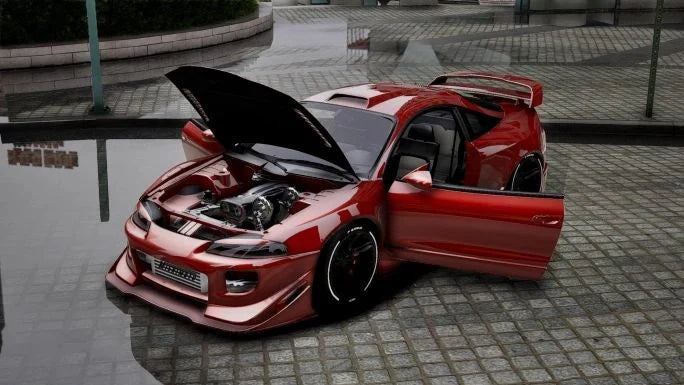 (Debadged) Mitsubishi Eclipse Twin Turbo Race Edition | Tora