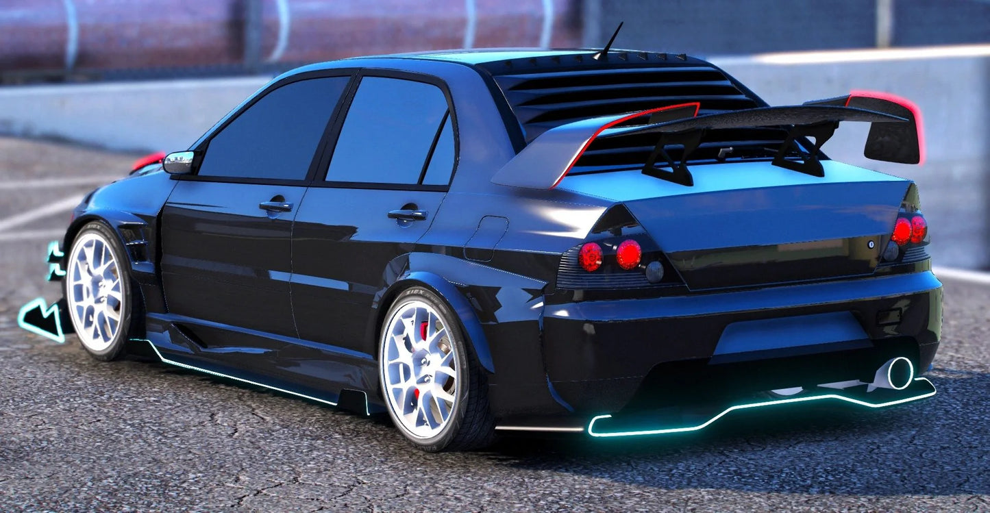 (Debadged) Mitsubishi Evo Lancer 9 x SS Kit | Hayes