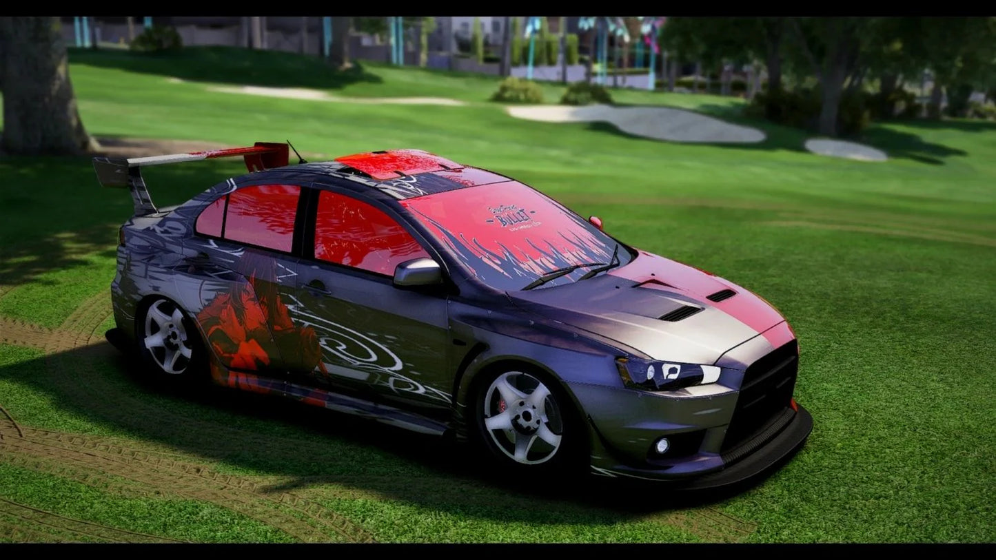 (Debadged) Mitsubishi Evo X Widebody Livery Custom | South Coast Customs