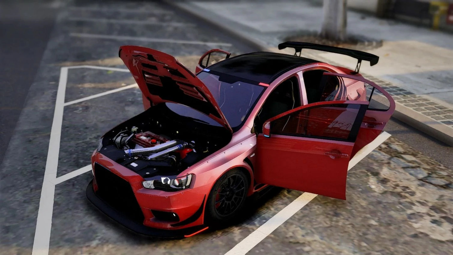 (Debadged) Mitsubishi Evo X PD Modern Lights | NRT Mod