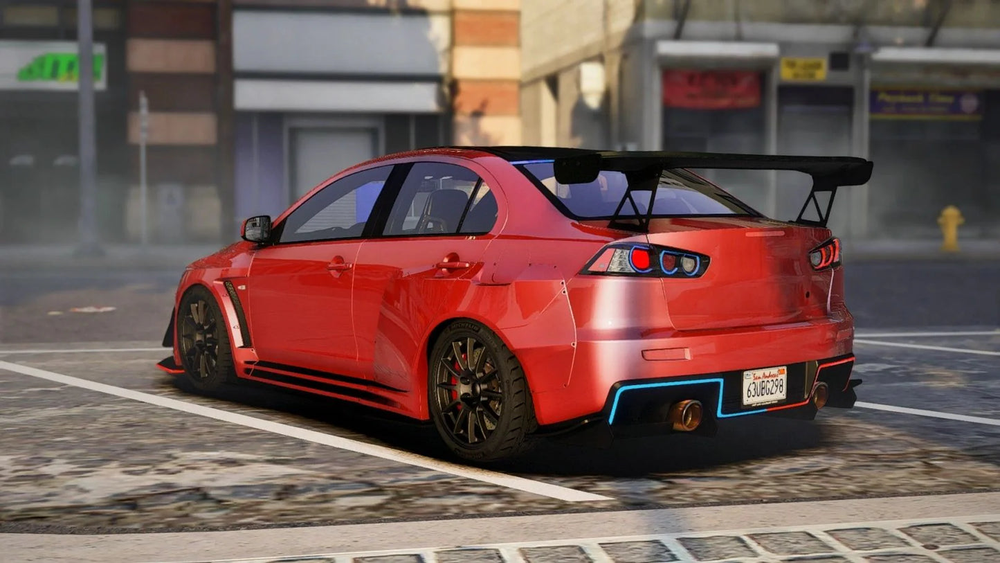 (Debadged) Mitsubishi Evo X PD Modern Lights | NRT Mod