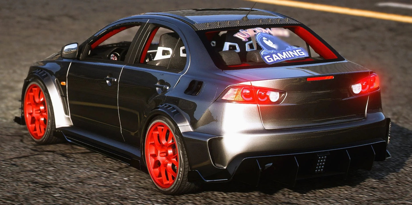 (Debadged) Mitsubishi Evo X RK Edition | Sakura Services