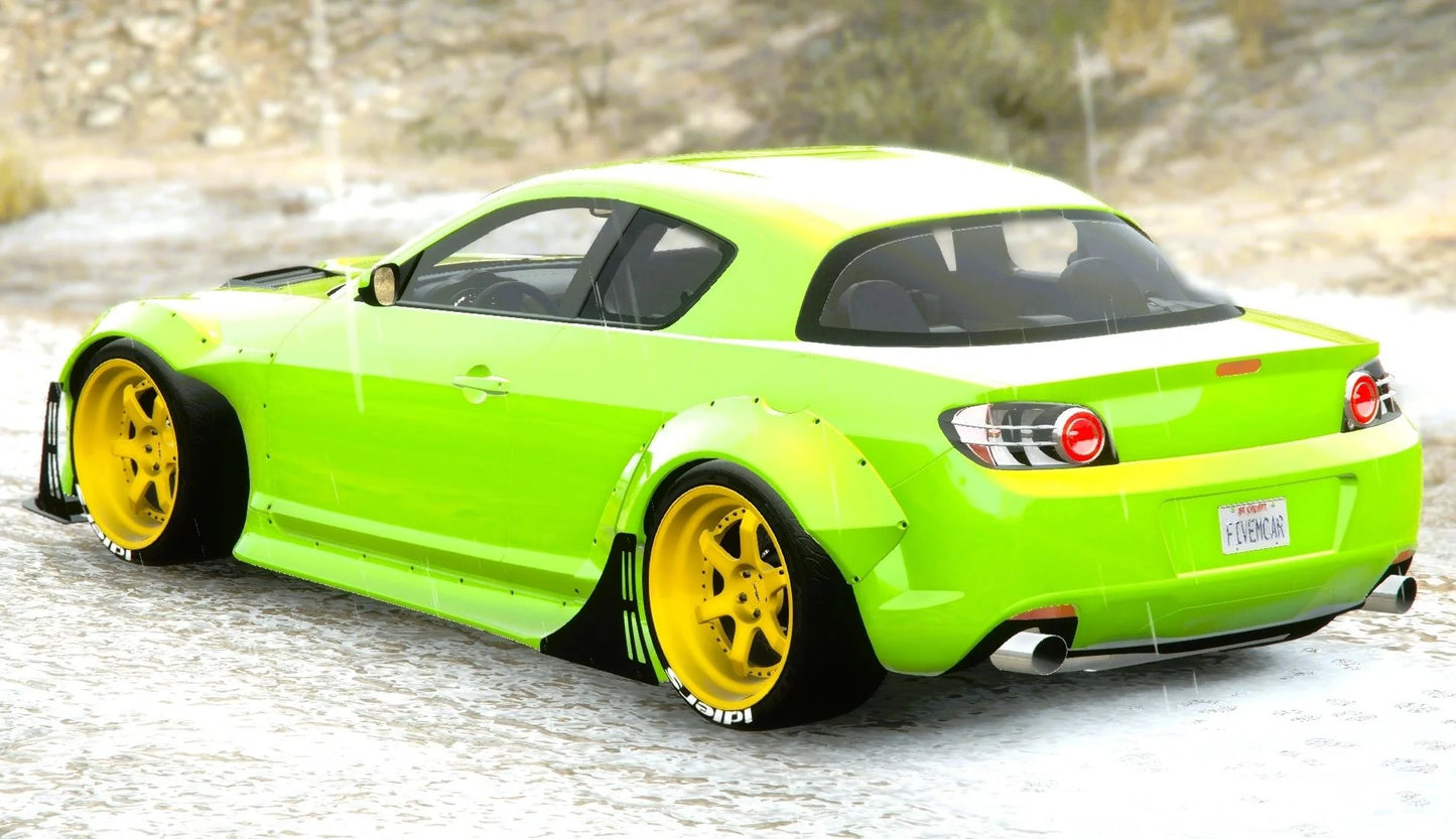 (Debadged) Mazda RX-8 Rocket Bunny DDK-Performance | Mansaug