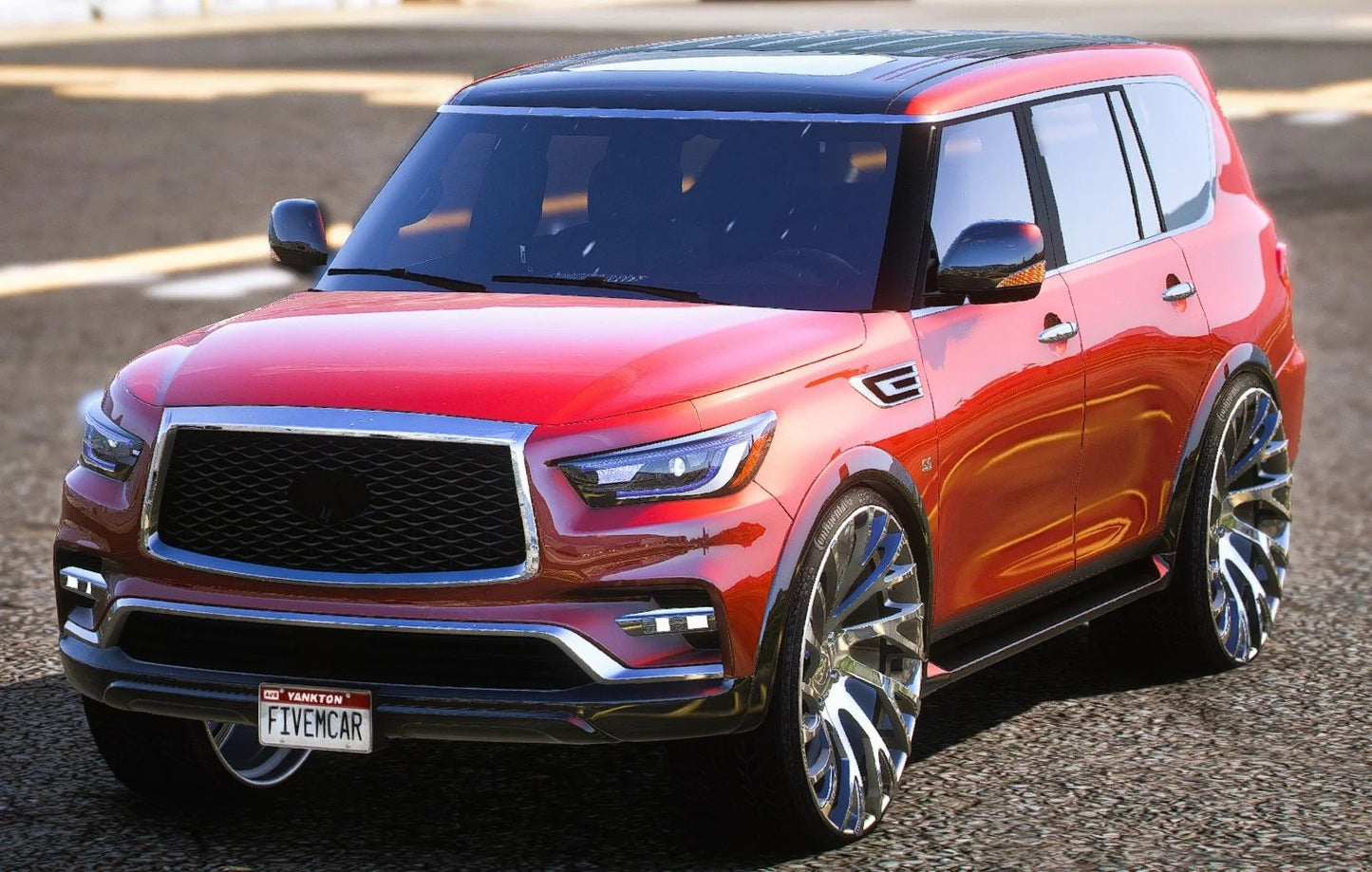 (Debadged) Infiniti QX80 Donk (Bulletproof) | Heat