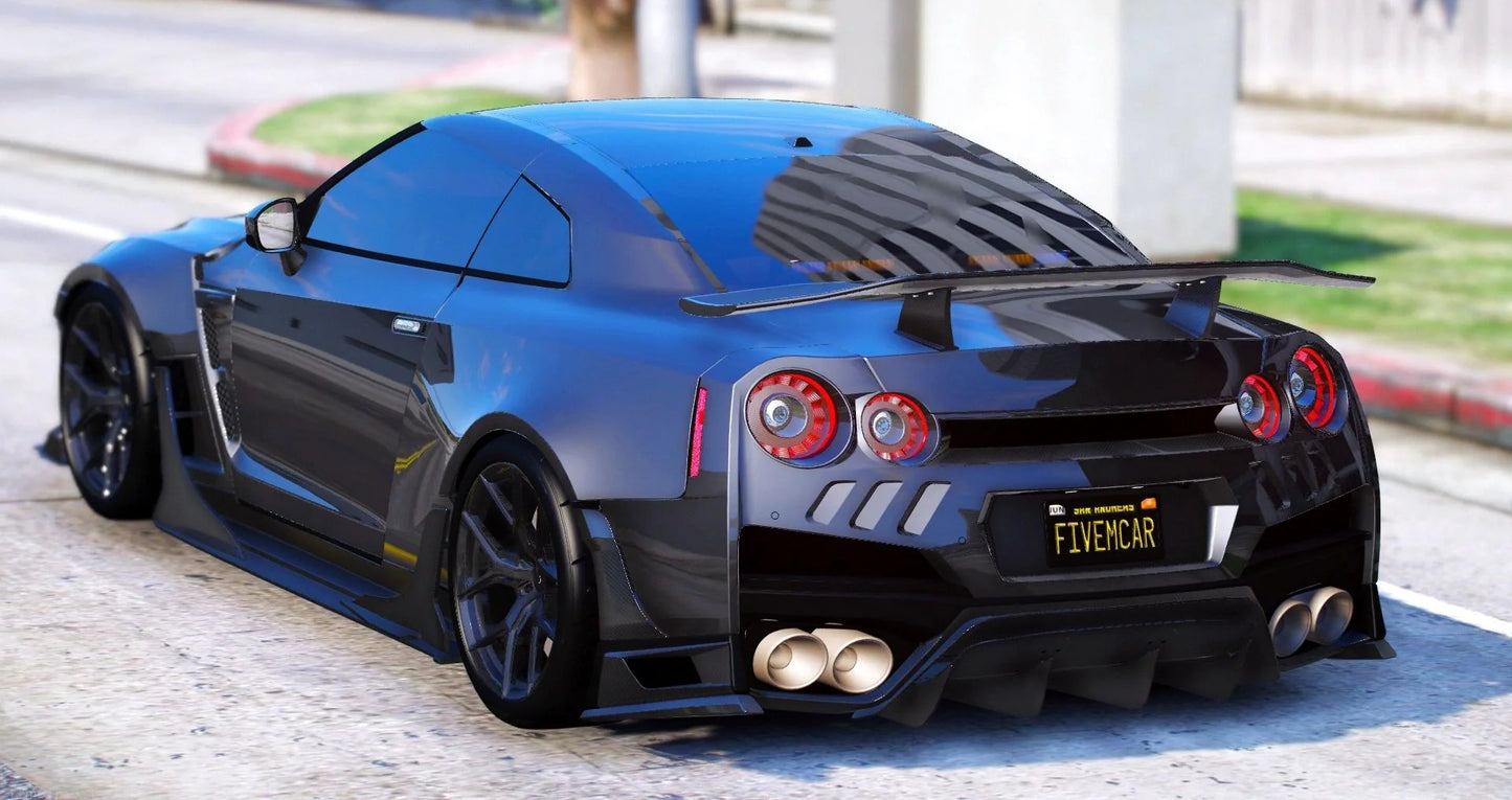 (Debadged) Unmarked PD Nissan GT-R35 Kream Type III | MT Editz
