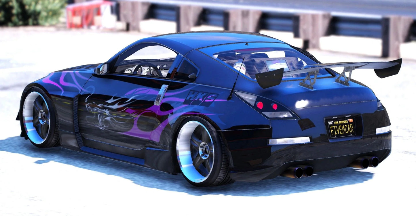(Debadged) Nissan 350Z Rachel's | Zlayworks
