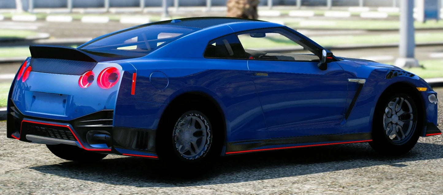 (Debadged) Nissan GTR R35 Nismo Turbo Charged Drag Customs | Monkey Customs