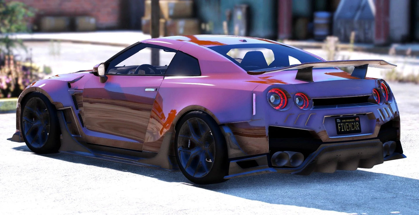(Debadged) Nissan GTR R35 Krem Custom | Jia_En
