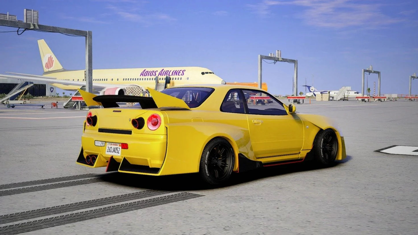 (Debadged) Nissan R34 Hardcore Edition | Zeed