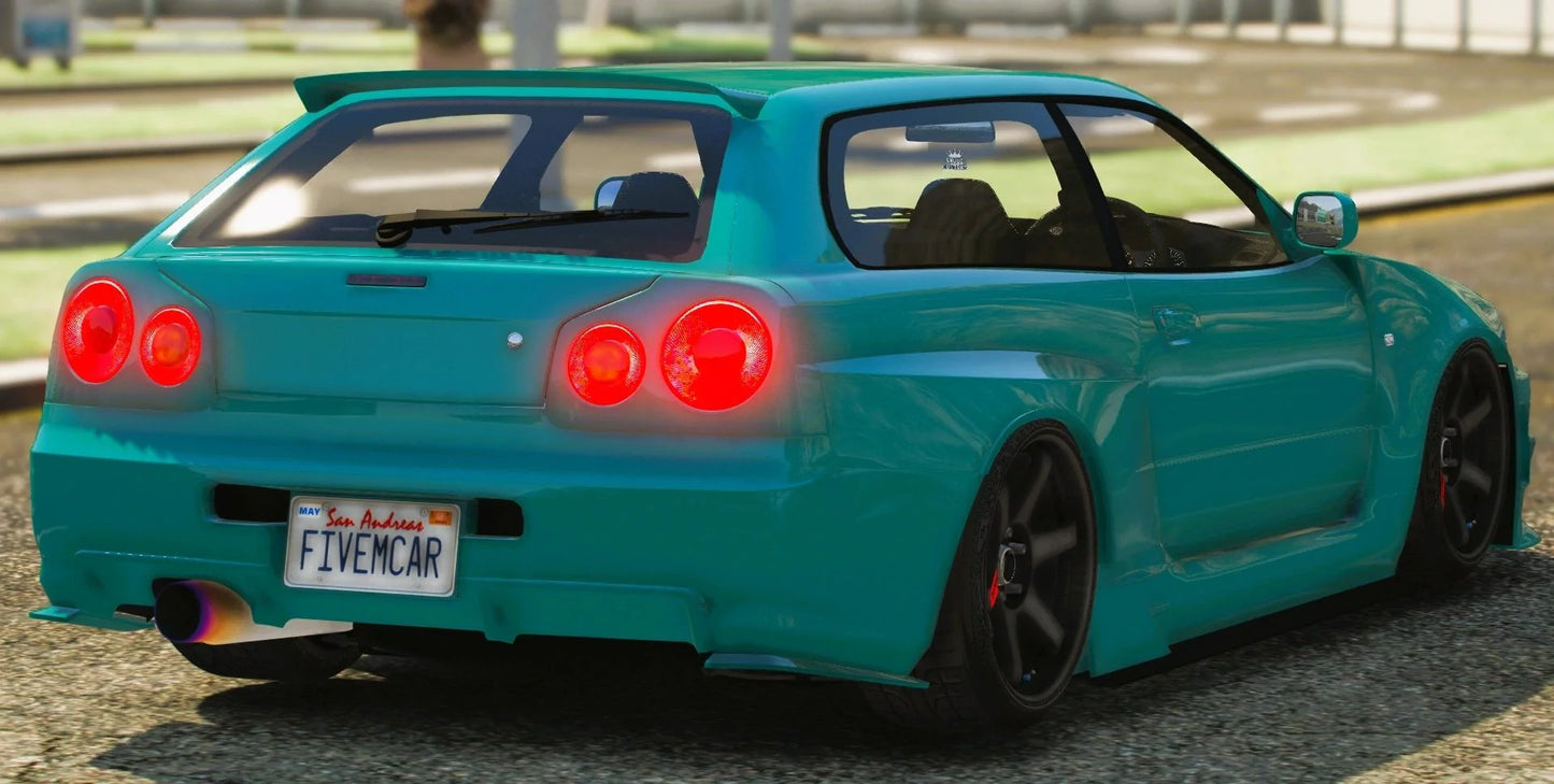 (Debadged) Nissan Skyline GTR R34 Shooting Brake (4 Seater) | Smuud Customs