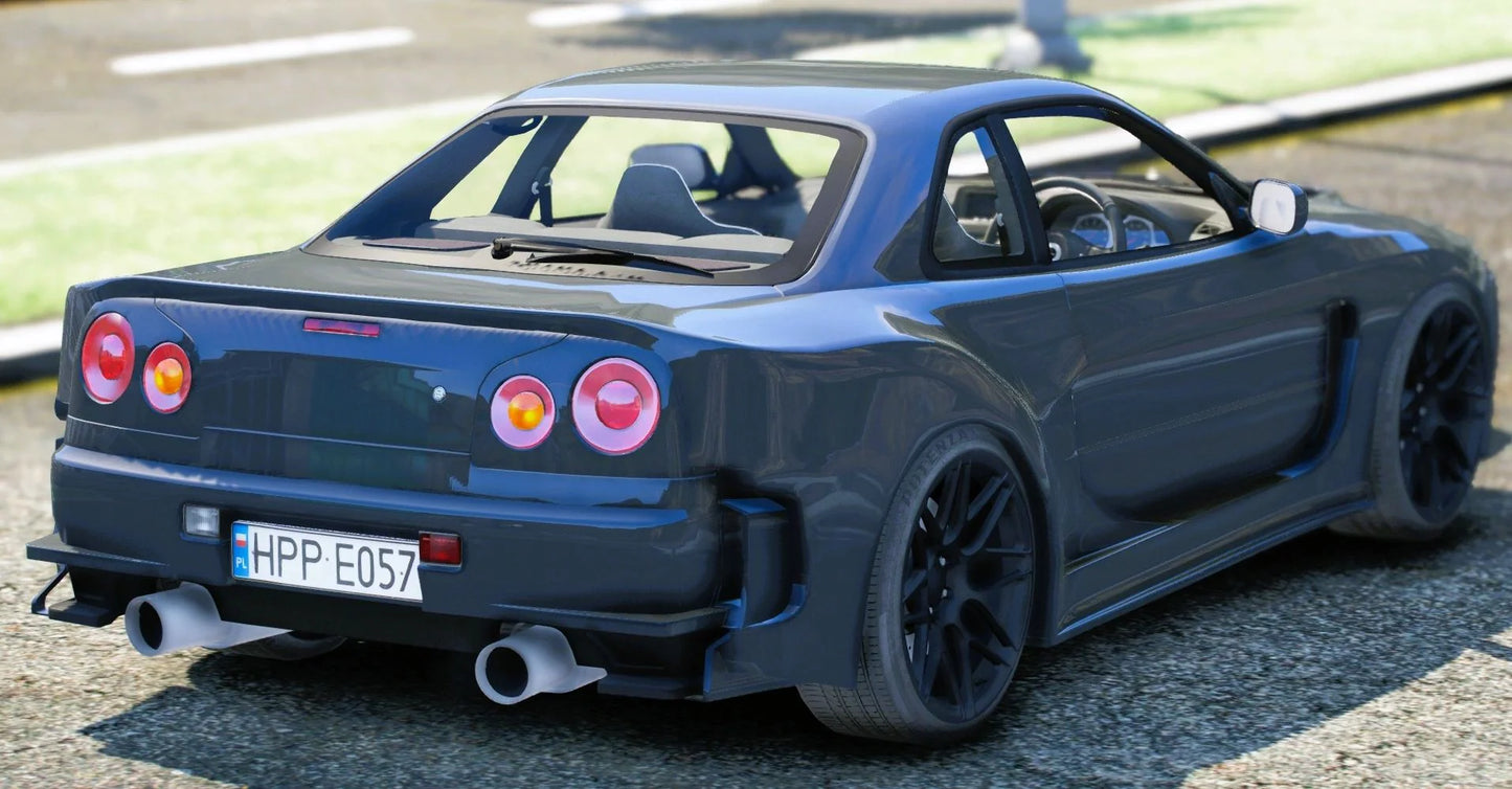 (Debadged) Nissan Skyline GT-R R34 | Vanz123