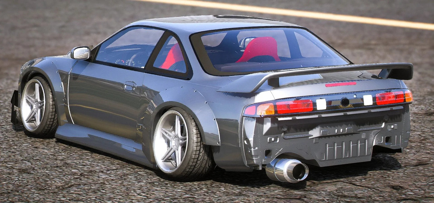 (Debadged) Nissan Silvia S14 Drift Custom R35 1000hp | Chino Garage