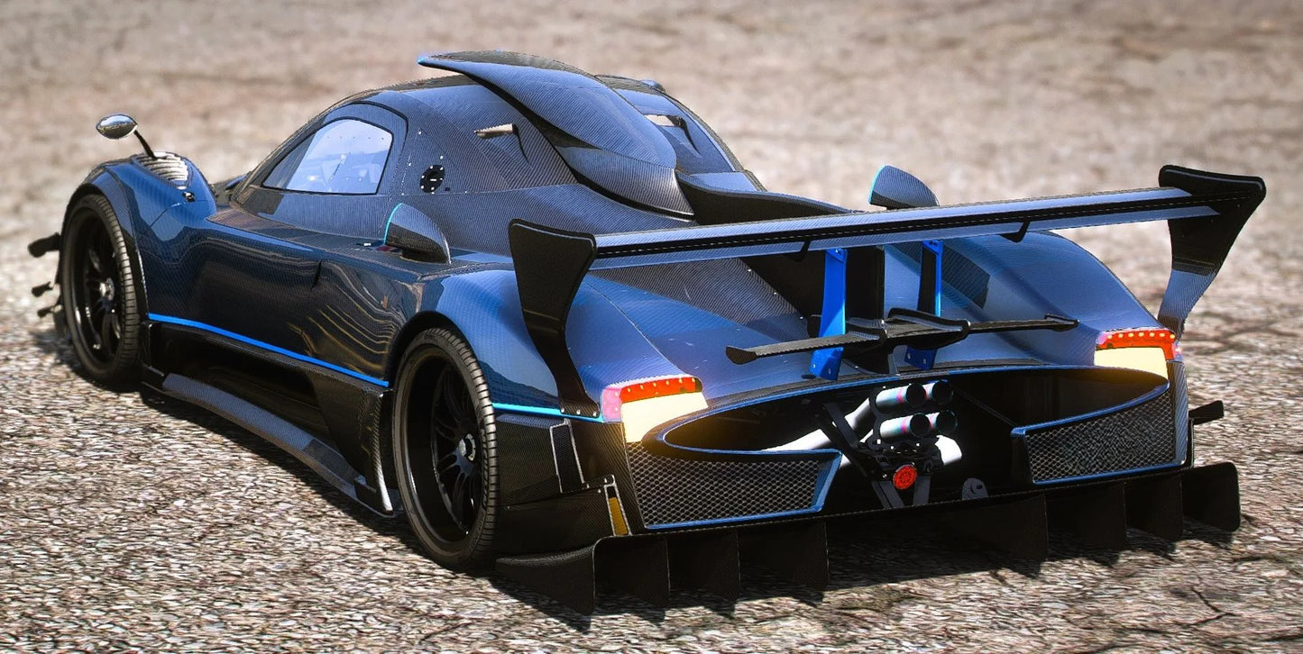 (Debadged) Pagani Zonda Revo Blue Carbon | HuangH
