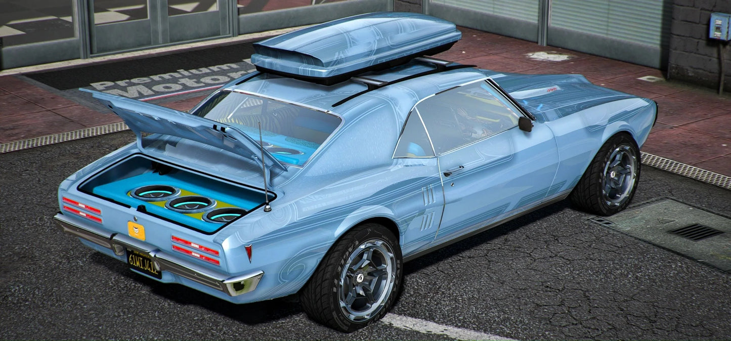 (Debadged) Pontiac Firebird Custom 1968 | Owl Frost