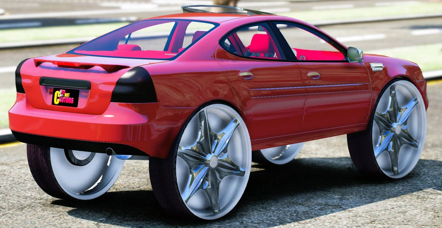 (Debadged) Pontiac Grand Prix On Davin Floaters With Butterfly Doors | PNUT Customs