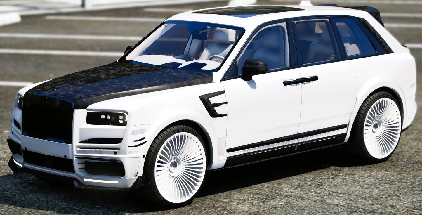 (Debadged) Rolls Royce Cullinan Mansory BLVCK | D. ICY Customs