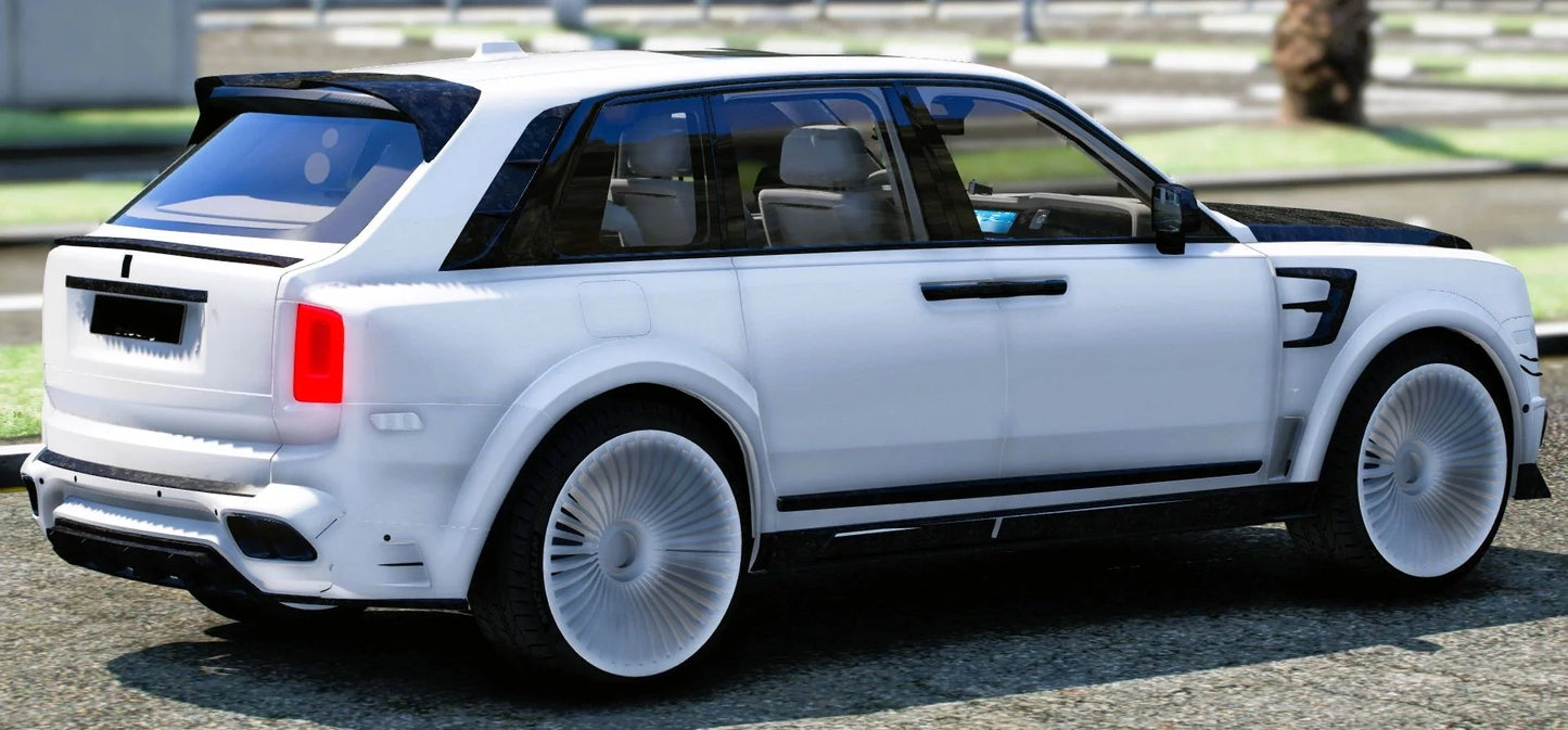 (Debadged) Rolls Royce Cullinan Mansory BLVCK | D. ICY Customs