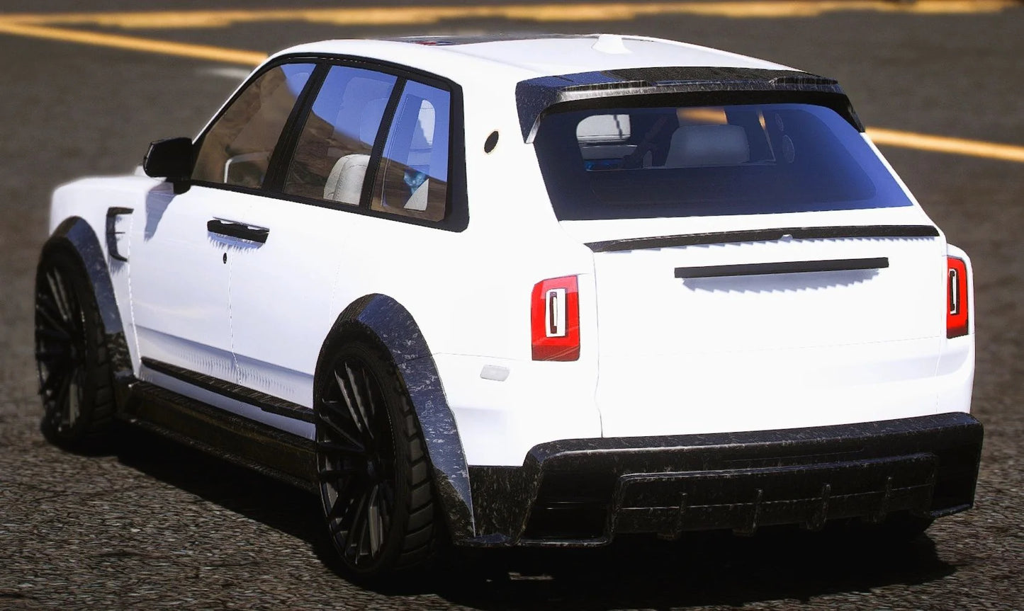 (Debadged) Rolls Royce Cullinan Keyvany Custom Sound | LWSCS