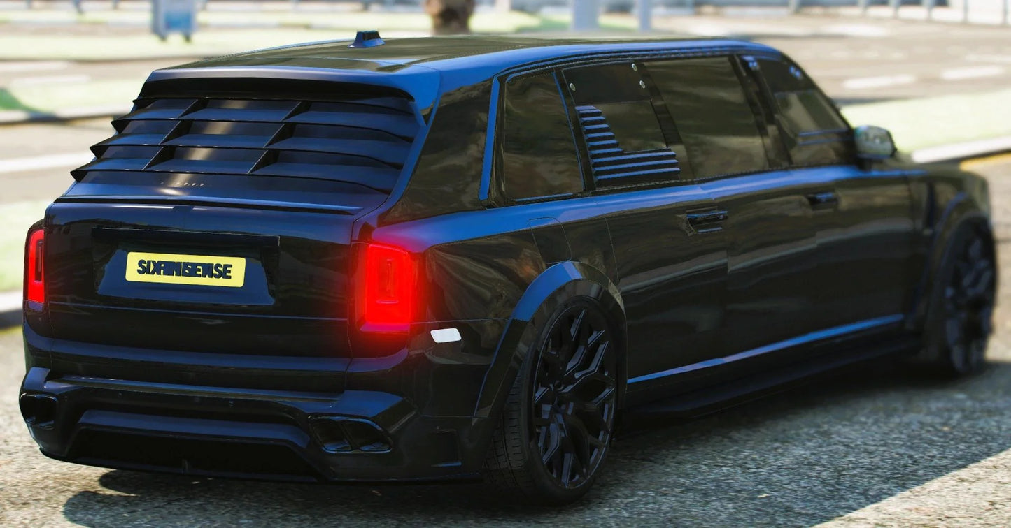 (Debadged) Rolls Royce Cullinan Limo Sixth Sense (Bulletproof) | Hayes