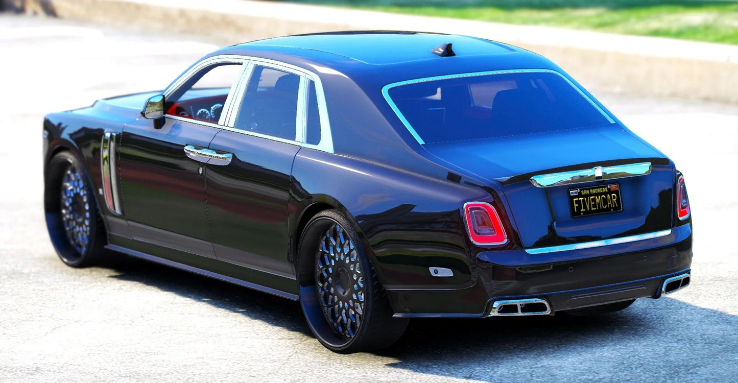 (Debadged) Rolls Royce Phantom 2018 Mafia (Stash Money & AK47) | IY