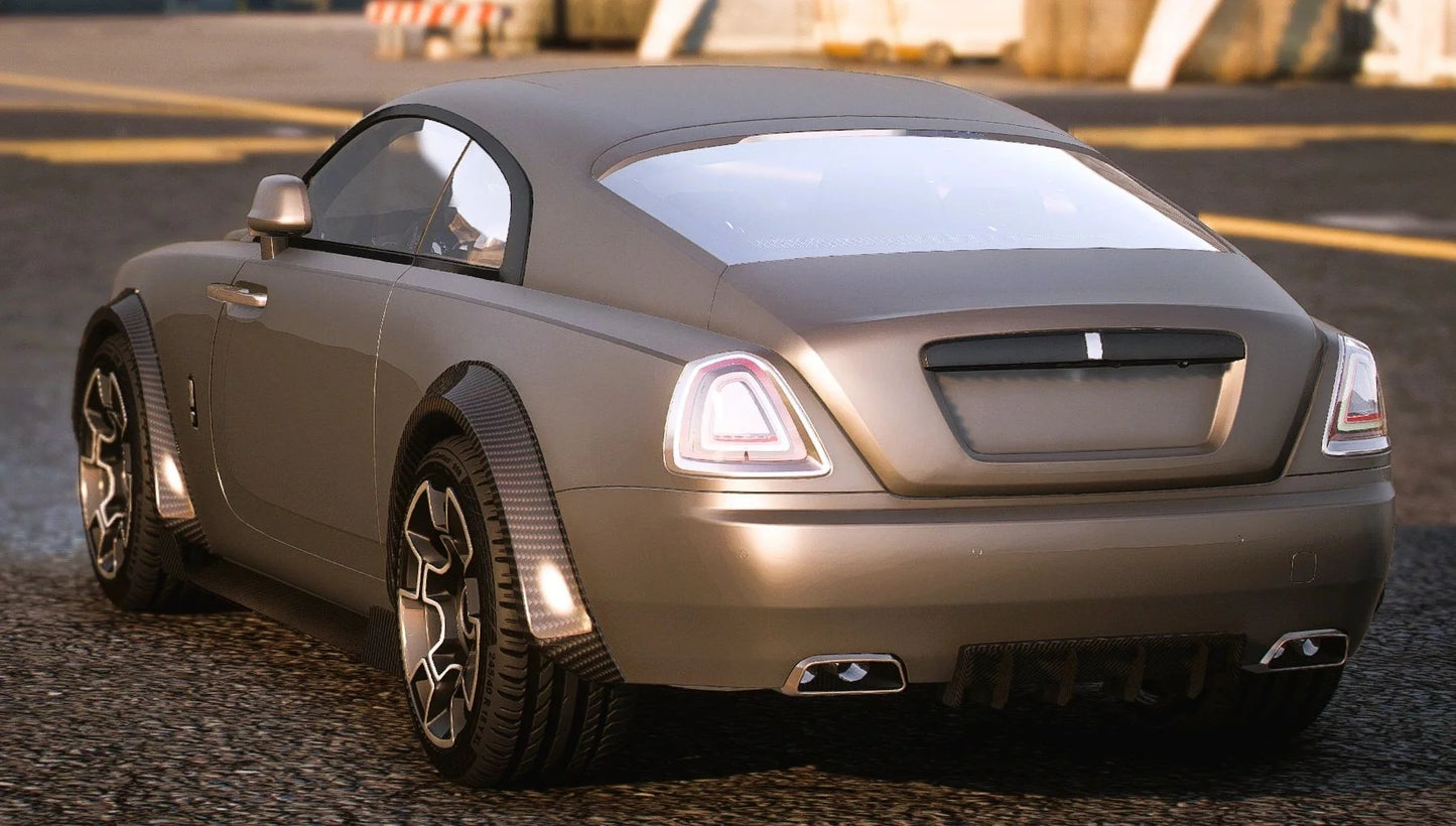 (Debadged) Rolls Royce Wraith Prime Carbon Widebody Custom Props (Animated Mirrors) | Demon Builds