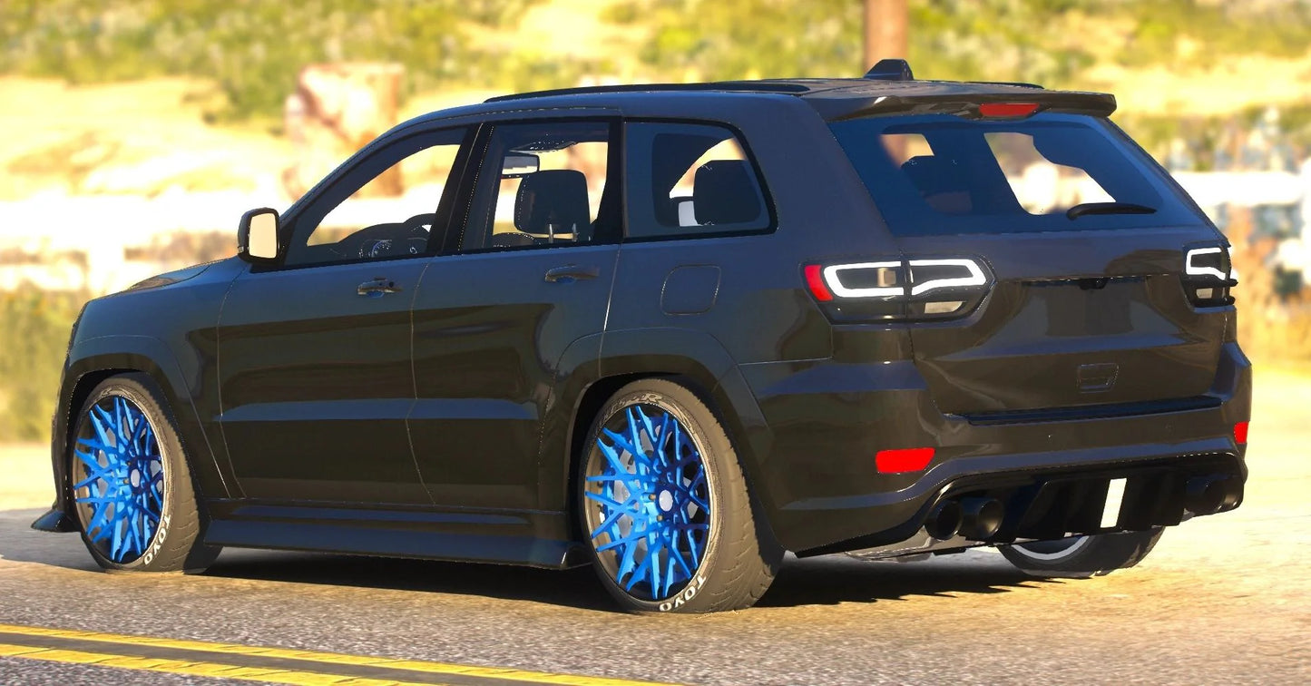 (Debadged) Smokers Heaven Jeep Trackhawk 426 (Animated Windows) | FB Customs