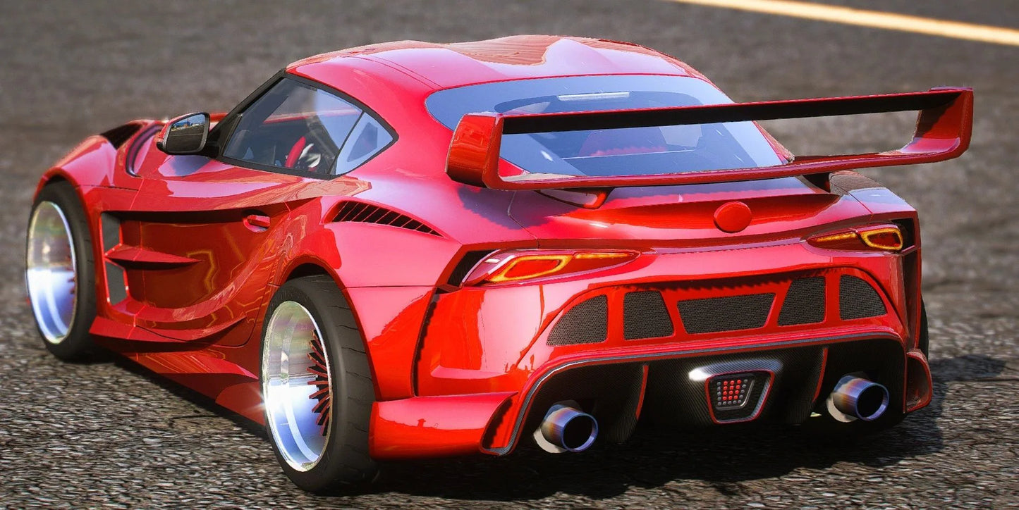 (Debadged) Toyota Supra A90 Abflug Concept | VXZ