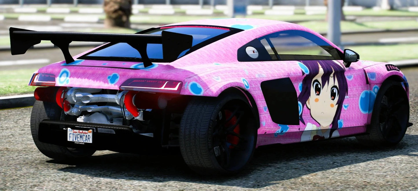 (Debadged) Uzi Audi R8 | Potato Mods