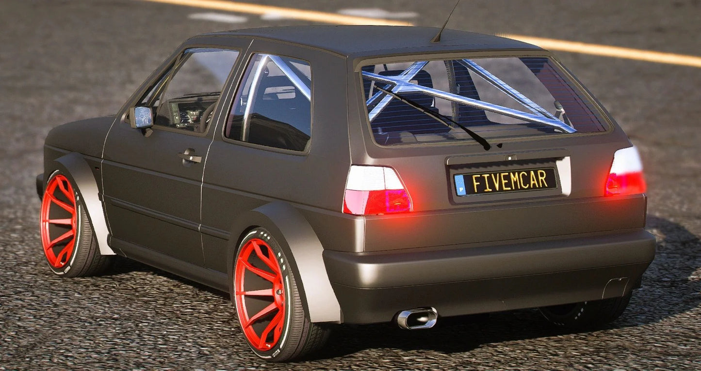 (Debadged) Volkswagen Golf MKII 1.6 GTD | Caponne Designs