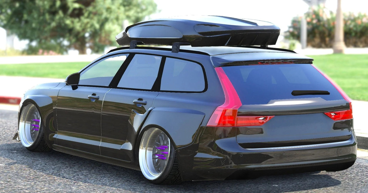 (Debadged) Volvo V90 Widebody Stanced 6 Seater | sly