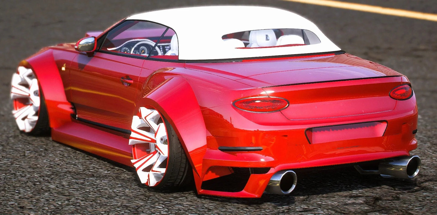 (Debadged) Widebody Bentley Continental GT Convertible Number 1 Edition | HamadaDrift