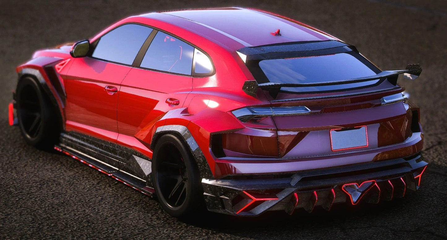 (Debadged) Widebody Lamborghini Urus Mansory | Amxsco