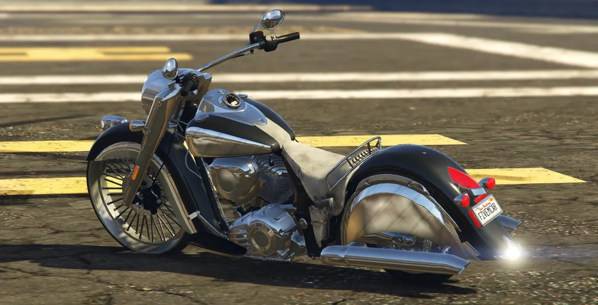 (Debadged) Indian Chief Dark Horse | Acknod Motorcycles