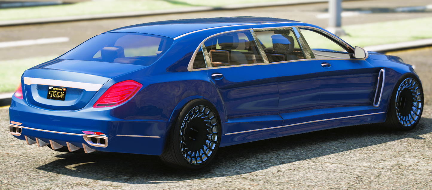 (Debadged) Mercedes Maybach S600 Scaldarsi Emperor Stretch | Cars Custom