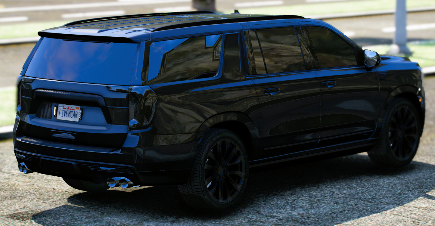 (Debadged) GMC Yukon XL Blacked 2023 Unmarked PD (Bulletproof) | Tony´s Custom