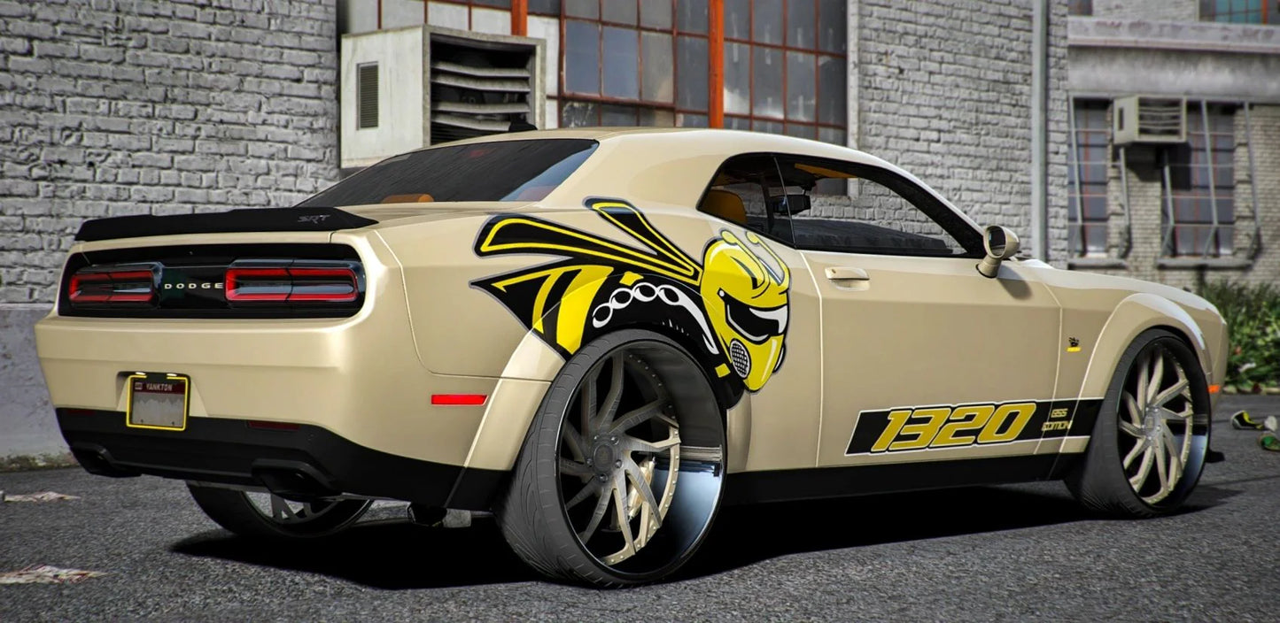 Dodge 1320 Scatpack Challenger SRT Hellcat On Corleone Forged Rims | Donk Boyz