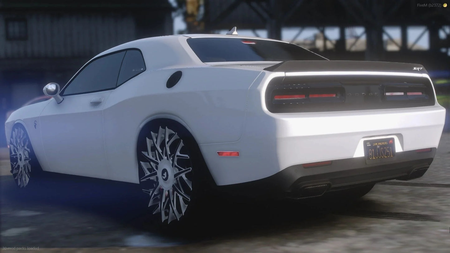 Dodge Challenger Slimbody Hellcat On Blocca Forgiatos | 4K Customs