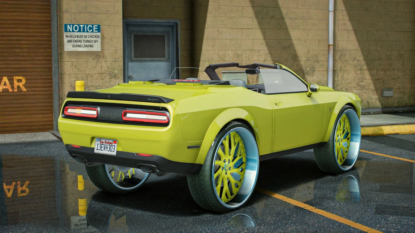 Dodge Challenger SRT Demon Roadster Donk | Flexx Gordon