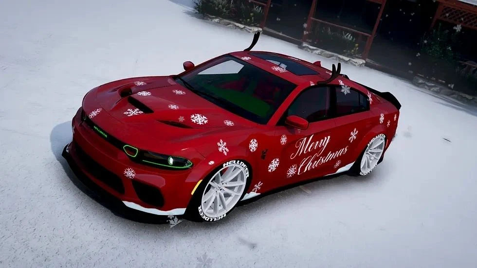 Dodge Charger Hellcat Deer Christmas (3 Liveries) | Underground Customs