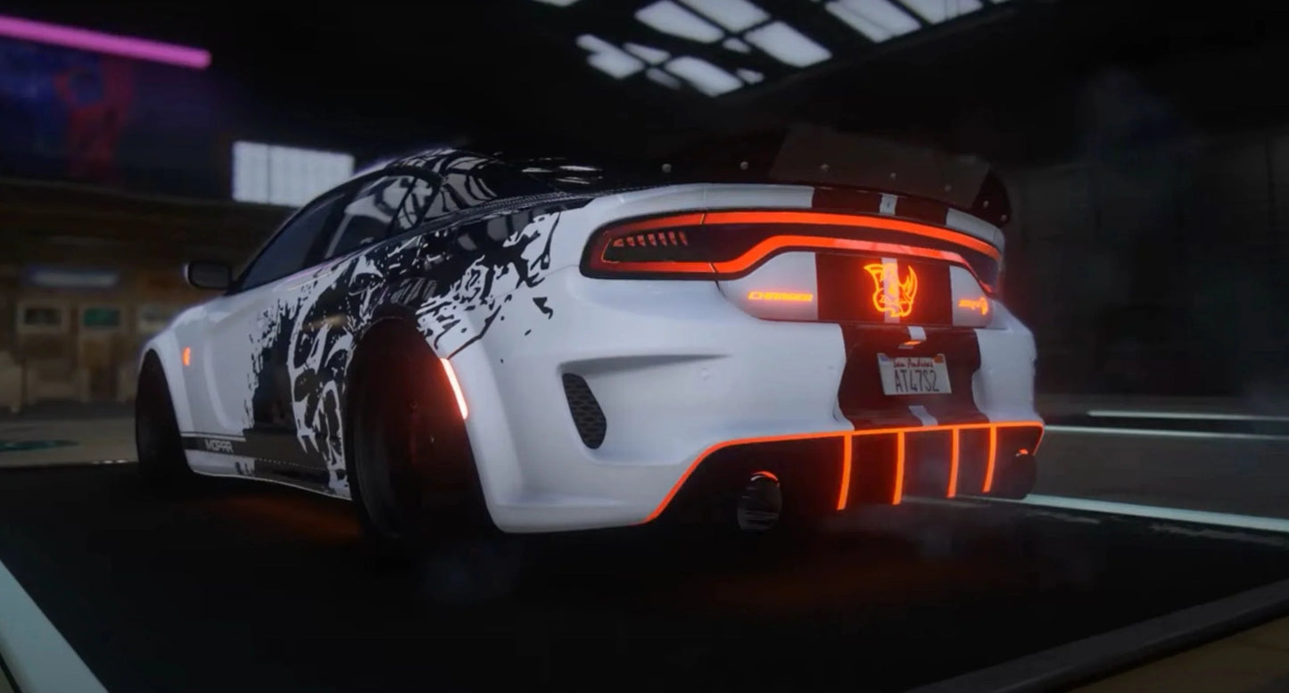Dodge Charger Hellcat Animated Lights