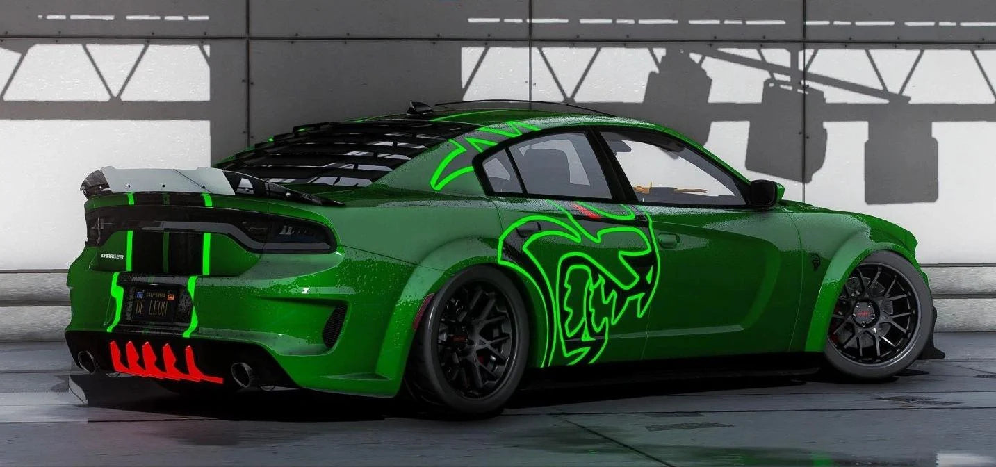Dodge Charger Hellcat With Cash, AK's and Money (Removable Livery) | Tway | Tuned