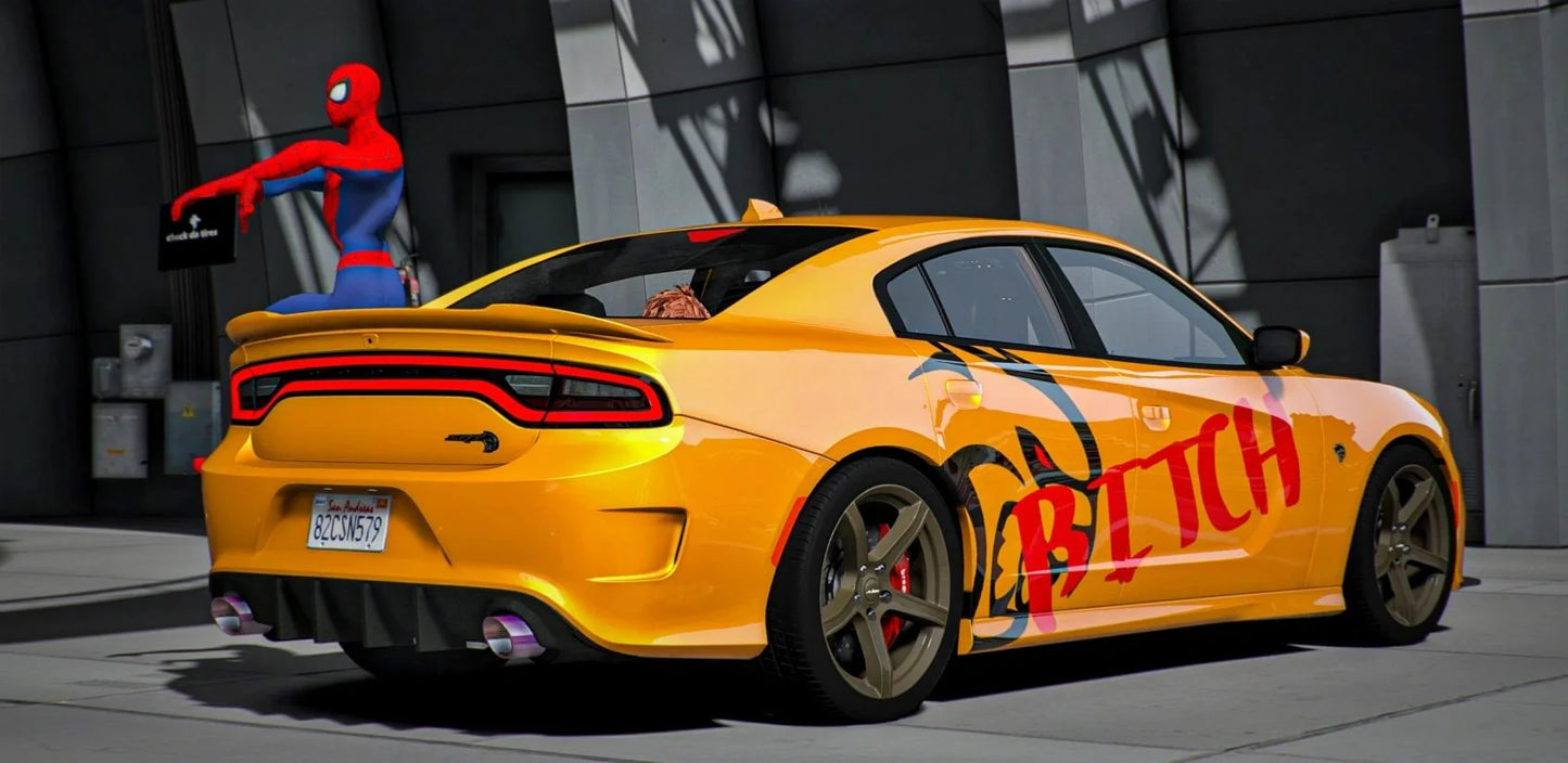 Dodge SRT Hellcat Cheater Bomb Graffiti Edition + Spiderman | FX Builds