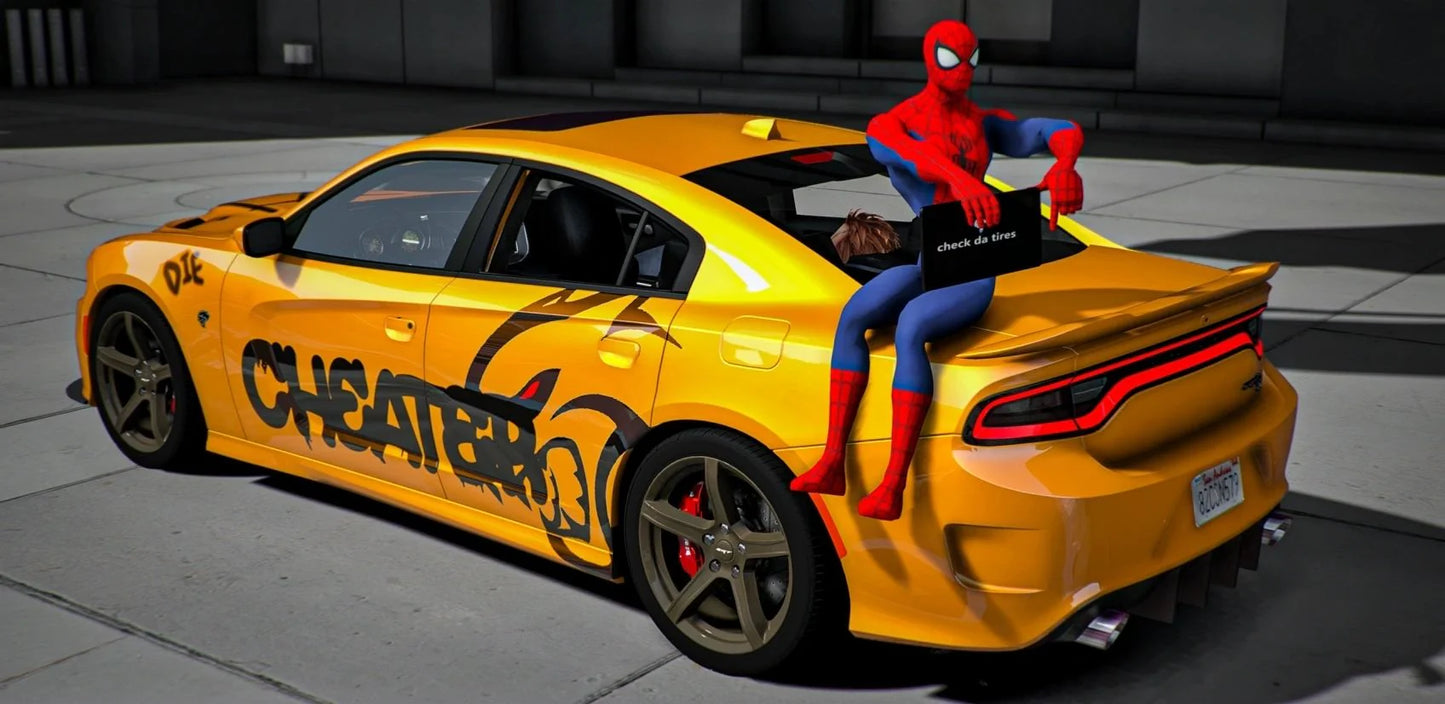 Dodge SRT Hellcat Cheater Bomb Graffiti Edition + Spiderman | FX Builds