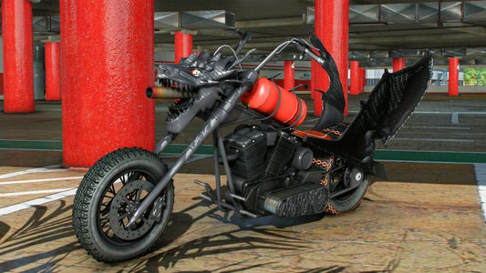 Dragon Bike Flame | Voodoo Customs