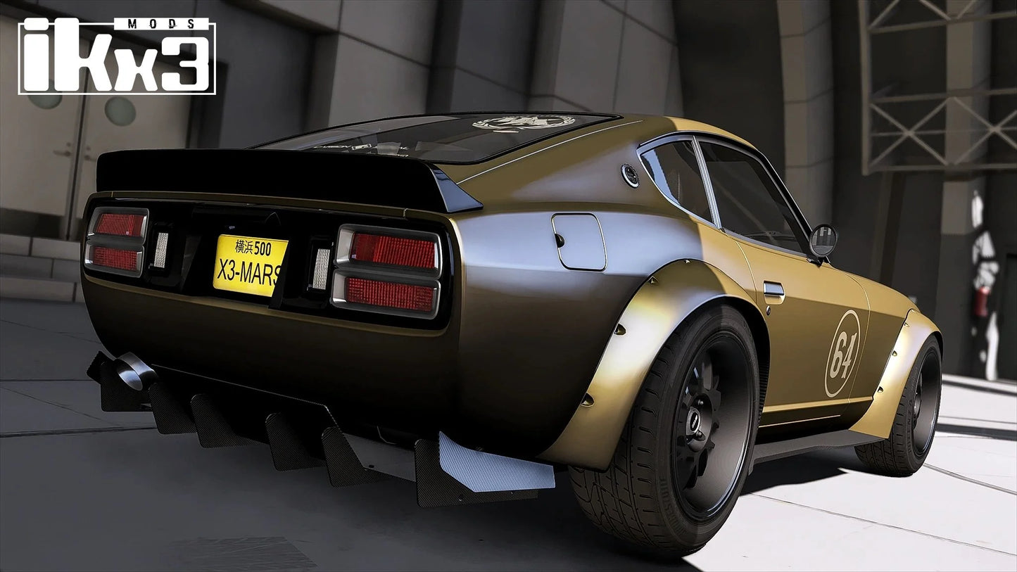 Datsun 280Z Fosberg Racing Gold Leader 1975 | Ikx3