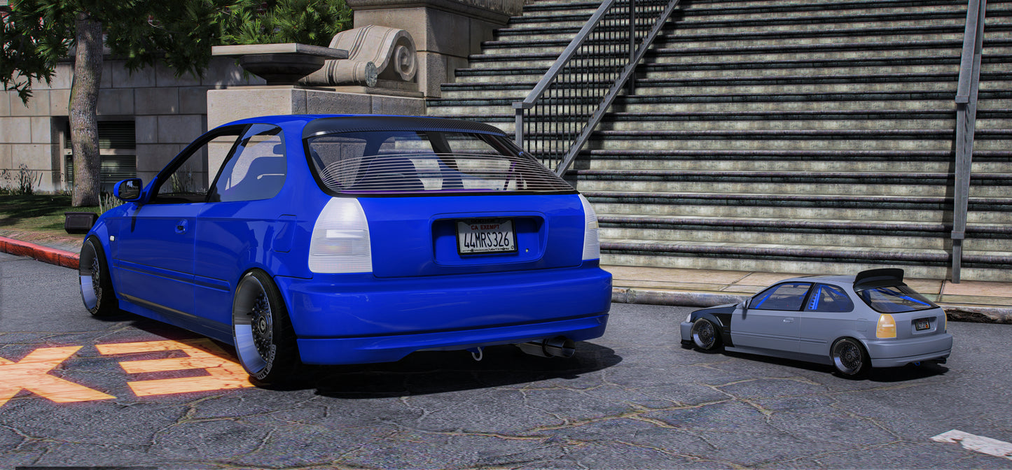 (Debadged) Honda Civic EK9 JDM EK HATCHIE + RC | GG