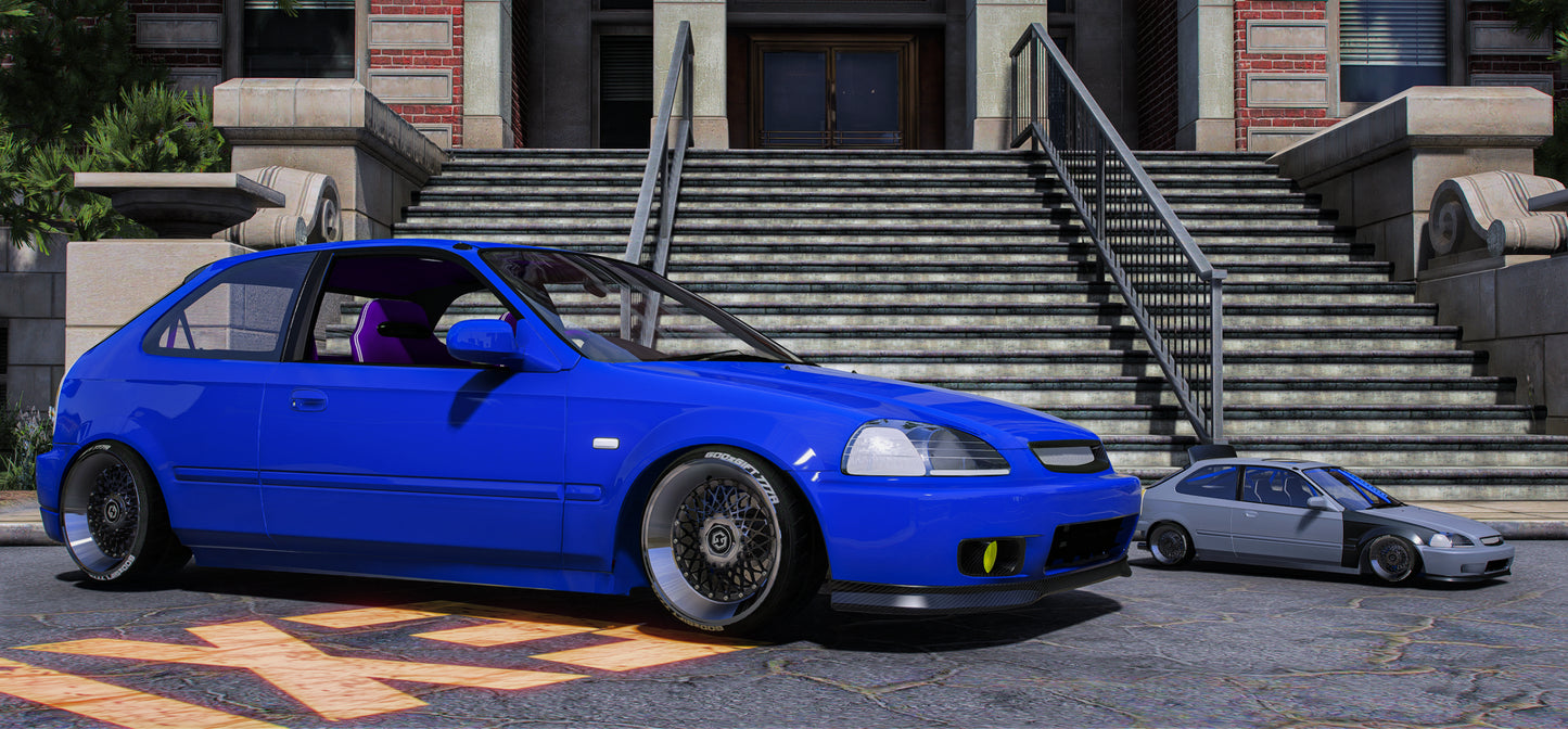 (Debadged) Honda Civic EK9 JDM EK HATCHIE + RC | GG