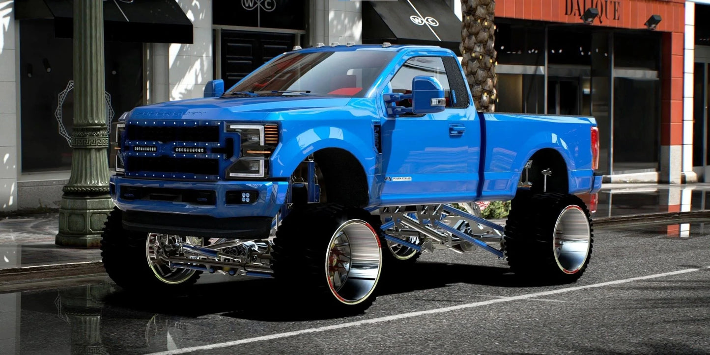 Ford F350 Single Cab Sema Build | Razer Kobain