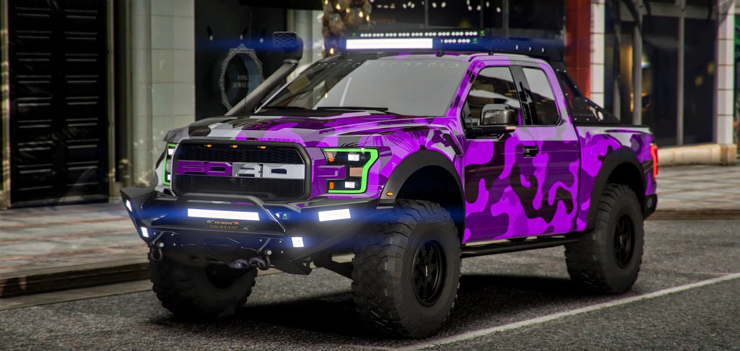 Ford Raptor Camouflage | Night Designs